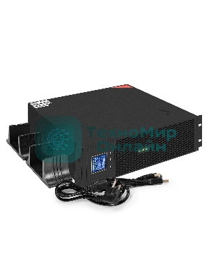 Источник бесперебойного питания Pure Sine Wave ExeGate SinePower UHB-5000.LCD.AVR.6C13.RJ.USB.3U (5000VA/4000W, LCD, AVR, 6*C13, RJ45/11, USB, возможность подключения до десяти внешних батарейных блоков 48В (поставляются отдельно), Rackmount 3U/Tower, металлический корпус, черный)