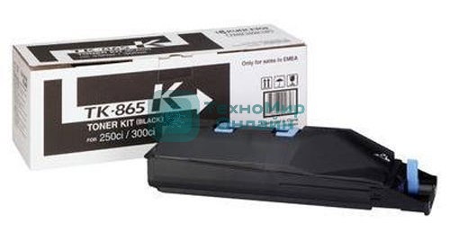 Картридж лазерный Kyocera TK-865K черный для Kyocera TASKalfa 250ci/300ci (20000 стр.)