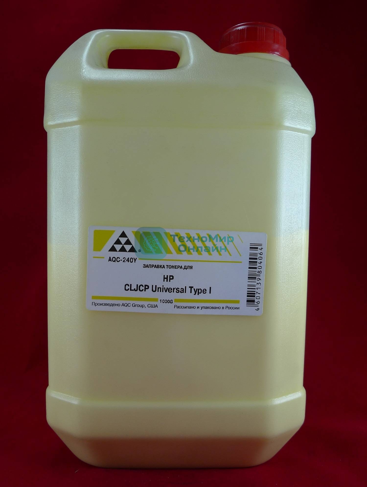Тонер HP CLJ CP Universal Type I Yellow, (кан.1кг.) AQC фас. Россия