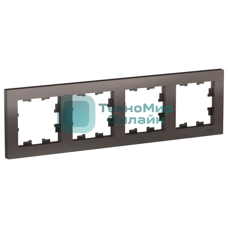 Рамка 4-м AtlasDesign универс. мокко SchE ATN000604