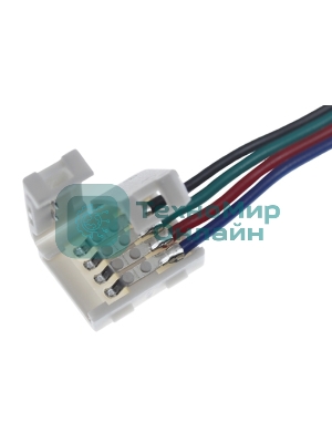Коннектор соединительный (2 разъема) для RGb светодиодных лент шириной 10 мм, длина 15 см LAMPER