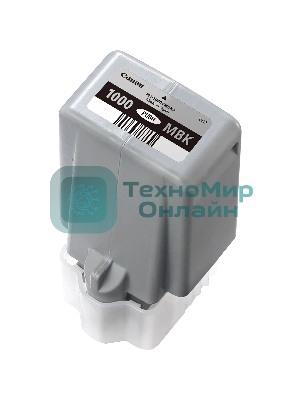 Картридж струйный Canon PFI-1000 MBK для IJ SFP PRO-1000 WFG. Матовый черный. 80 мл.