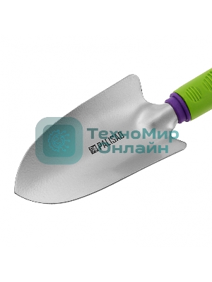 Совок посадочный широкий Palisad 85х300 мм, стальной, пластиковая рукоятка