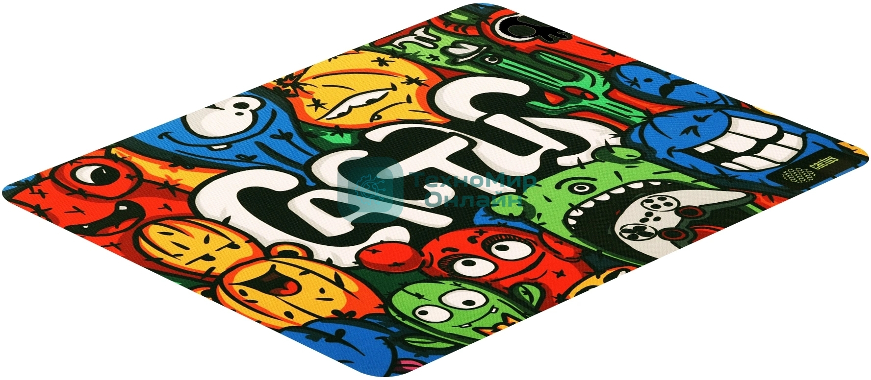 Коврик для мыши Cactus Colorful Cacti 300x250x3мм (CS-MPC-D03M)