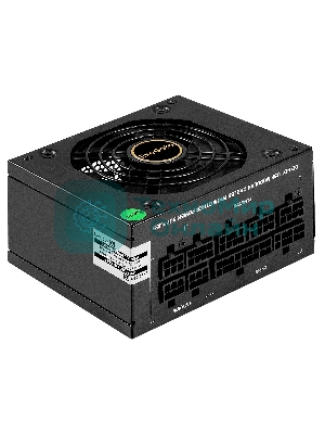 Блок питания 650W ExeGate M650 GOLD (SFX, APFC, КПД 90% (80 PLUS GOLD), 9см fan, 24pin, (4+4)pin, 2xPCI-E, 6xSATA, 3xIDE, 1xFDD, Full Cable Management, black, ATX adapter, Retail box)