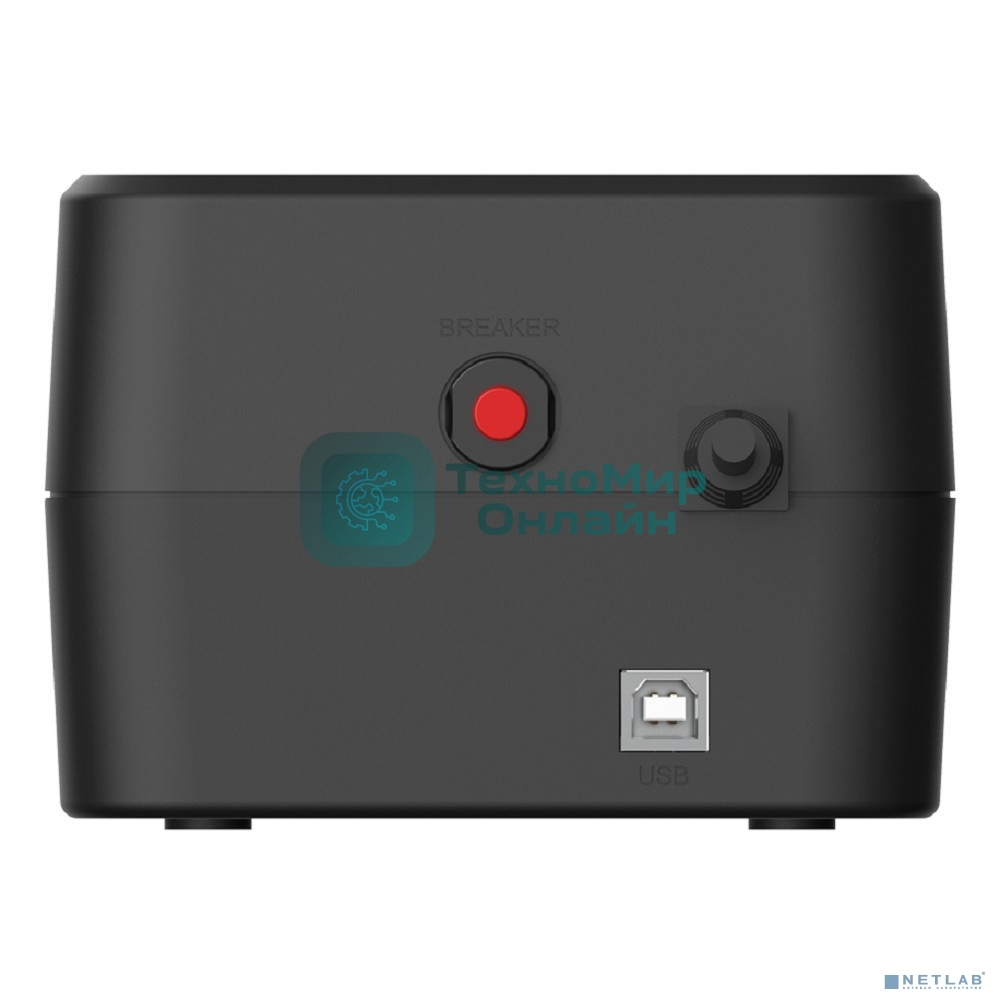 Источник бесперебойного питания CBR LGT-850H-6F-LDB Offline 850VA/480W 6Ah12V 6 x Shuko+ Breaker