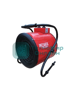 Тепловые пушки Ресанта ТЭП-5000К1 67/1/19 Тепловая электрическая пушка 5000/2500 Вт, 220/230 В, 8.5 кг