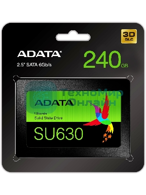 Накопитель SSD ADATA SU630, 240Gb, SATA III, 2.5