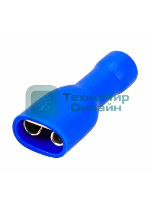 Клемма плоская Rexant полностью изолированная гнездо 6.6 мм 1.5-2.5 мм² (РППи-м 2.5-(6.3))