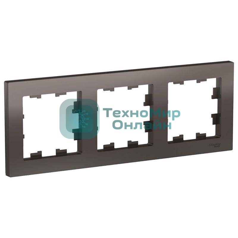 Рамка 3-м AtlasDesign универс. мокко SchE ATN000603