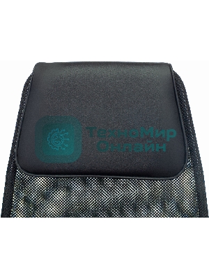 Кресло Бюрократ KB-5M TW-01 3C11 черный, сетка/ткань, 120 кг, механизм качания, с подголовником