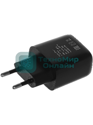 Сетевое зарядное устройство Buro BUWG1 3A QC черный