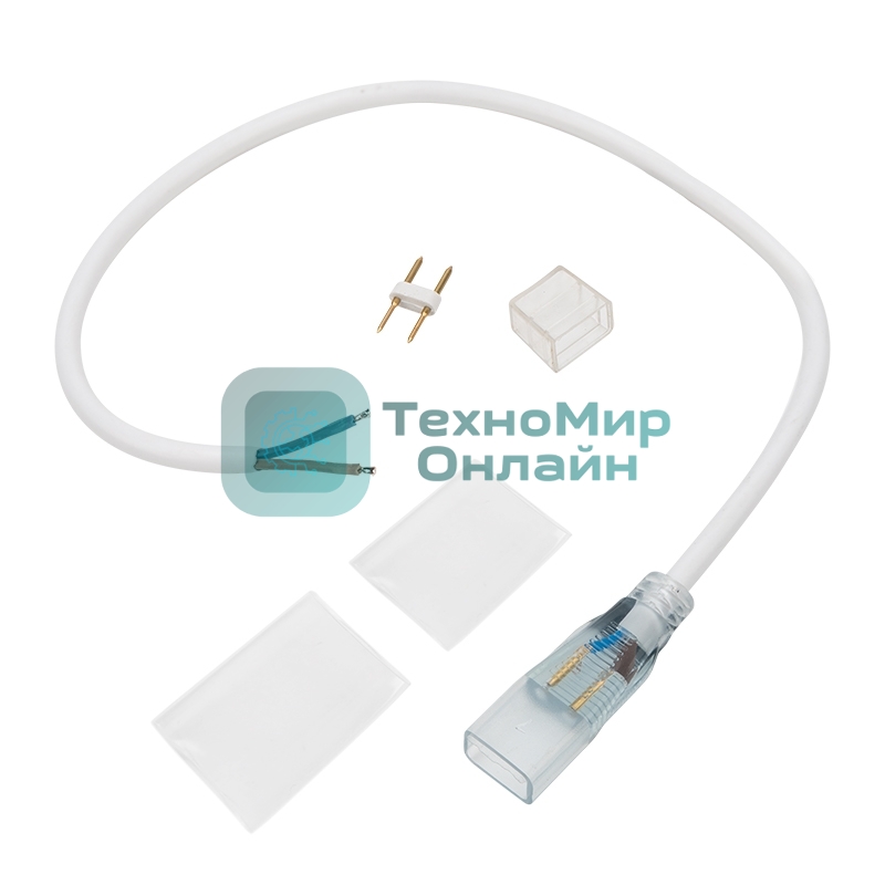 Коннектор с проводом для одностороннего неона Neon-night 8х16мм