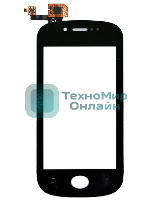 Сенсорное стекло (тачскрин) для Fly IQ448 Chic, черное