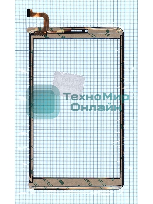 Сенсорное стекло (тачскрин) для BQ-8041L Art, черное