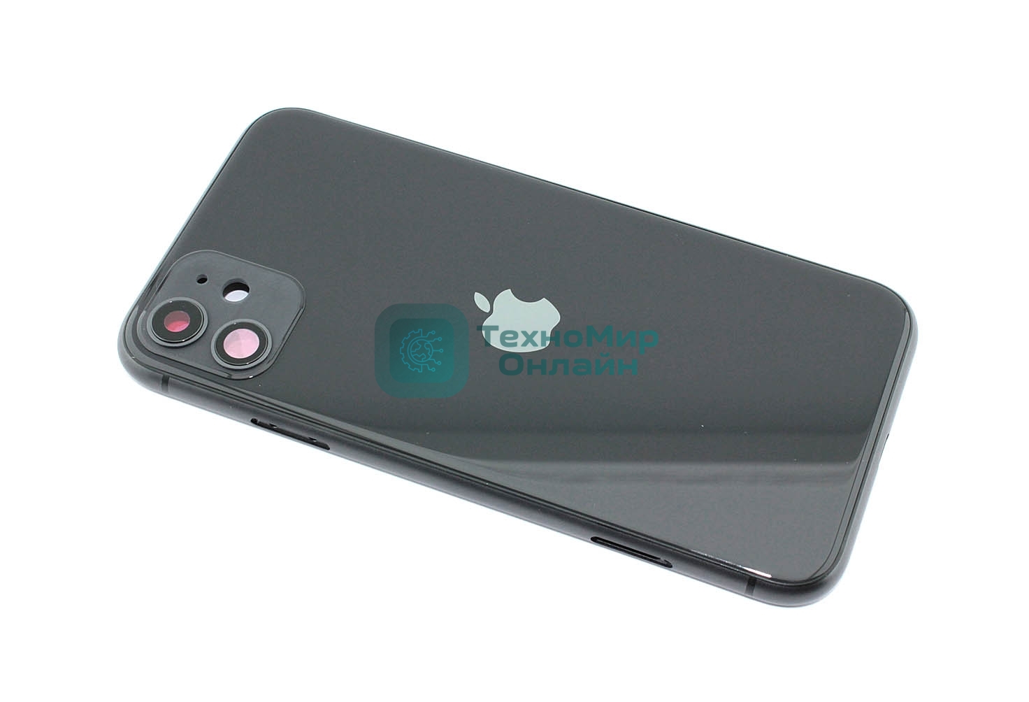 Задняя крышка (корпус) в сборе с рамкой для Apple iPhone 11 черный