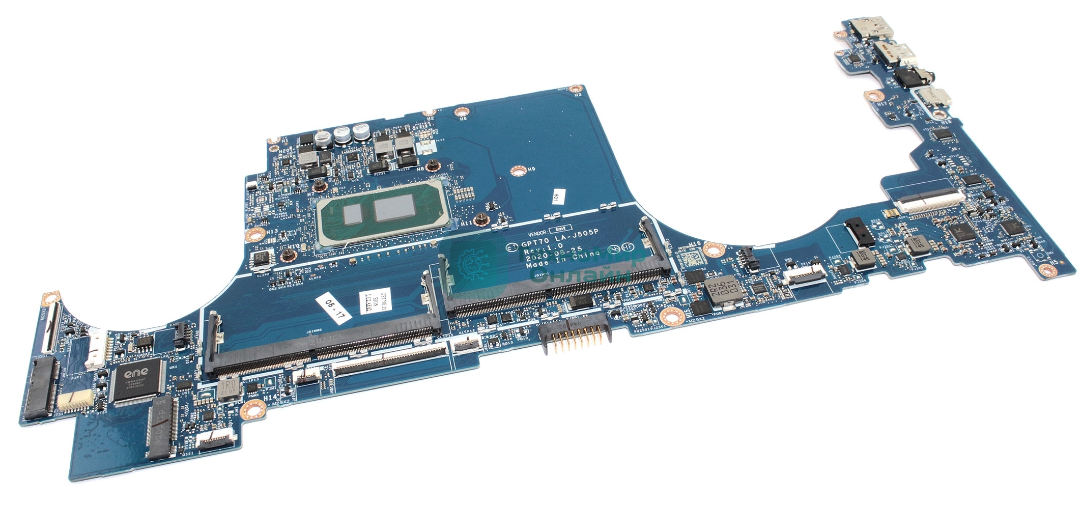 Материнская плата LA-J505P GPT70 HP Envy 17-CG i7-1165G7