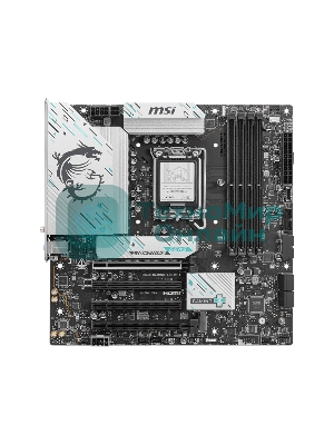 Материнская плата MSI B860M GAMING PLUS WIFI, LGA 1851, Intel B860, 4xDDR5, 4xSATA, 3xM.2, 1xPCIe 4.0 x4, 1xPCIe 5.0 x16, 1xDP, 1xHDMI, 1xUSB-C, 1x 5Gb LAN, 3xUSB-A 2.0, 2xUSB-A 3.2 Gen 1, 1xUSB 3.2 Gen 2, 7.1, 3x3.5 мм, mATX