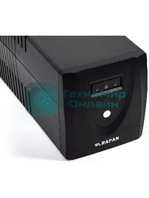 Источник бесперебойного питания RAPAN-UPS 1000 220В 1000ВА/600Вт меандр с АКБ 2х7А·ч интерактивный RAPAN-UPS 1000 power supply 220V 1000VA/600W meander with battery 2x7Ah interactive