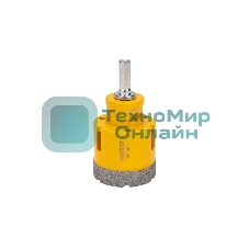 Коронка алмазная профессиональная по керамограниту и железобетону Kranz М14, вакуумное спекание, 50 мм, для УШМ