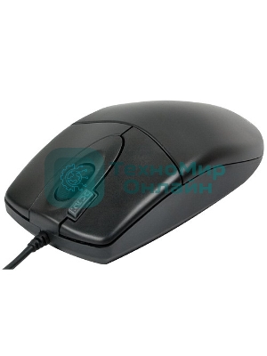 Мышь проводная A4Tech OP-620D черный, 1000 dpi, USB, кнопки - 4