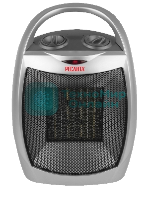 Тепловентилятор Ресанта ТВК-1, серебристый, 900/1800 Вт, 18 м2, термостат 67/2/3