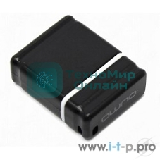 Флешка USB 2.0 QUMO 64Gb, NANO QM64GUD-NANO-B черный