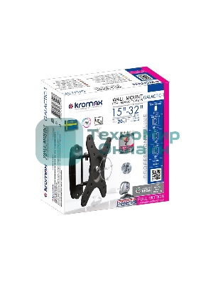 Кронштейн для телевизора Kromax GALACTIC-1 new черный 15