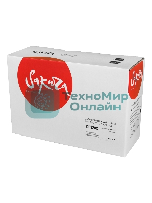 Картридж лазерный Sakura CF320X для HP Color LaserJet Enterprise M680dn, M680f, M680z, черный, 21 000 к.