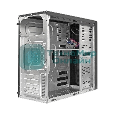 Компьютерный корпус Minitower ExeGate EX283242RUS MA-373X-UN400 Black, mATX (UN400, 120мм) 2*USB, Audio