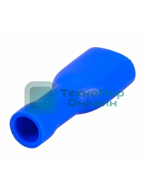 Клемма плоская Rexant полностью изолированная гнездо 6.6 мм 1.5-2.5 мм² (РППи-м 2.5-(6.3))