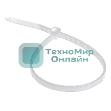 Хомут-стяжка кабельная нейлоновая Rexant 200 x 3,6 мм, белая, упаковка 100 шт.