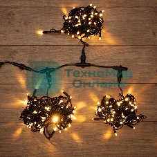 Гирлянда Neon-night LED ClipLight 24V, 3 нити по 10 метров, цвет диодов теплый белый