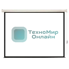 Экран с электроприводом Lumien Eco Control 153x203 см (раб. область 147х197 см) Matte White черная кайма по периметру 4:3