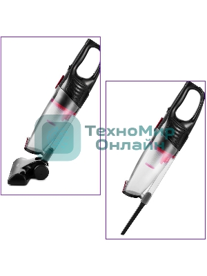 Вертикальный ылесос Kitfort KT-597-1 600Вт черный/красный