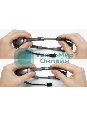 Гарнитура проводная Logitech Headset H111 Stereo grey (981-000594/981-000593/981-000588)