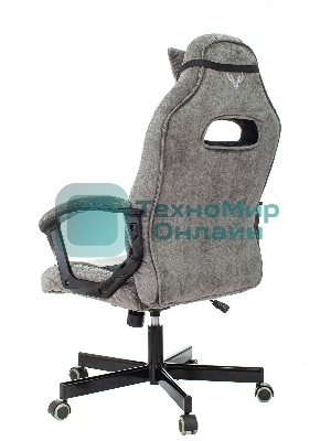 Кресло Бюрократ VIKING 6 KNIGHT B FABRIC черный, ткань, 120 кг, механизм качания