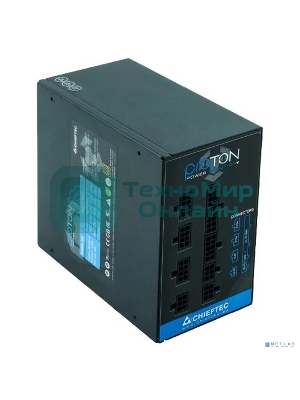 Блок питания Chieftec BDF-750C, 750Вт 80 PLUS Bronze, 140мм, модульный, черный