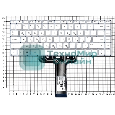 Клавиатура для ноутбука HP Stream 14-ax белый без рамки горизонтальный Enter