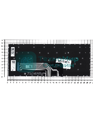 Клавиатура для ноутбука Lenovo Yoga Slim 7 Carbon 13ITL5, белая