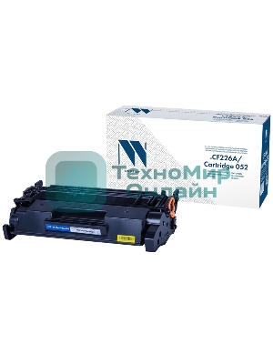 Картридж лазерный NVPrint совместимый NV-CF226A/NV-052 универсальные для HP/Canon LaserJet Pro M402d/M402dn/M402dn/M402dne/M402dw/M402n/M426dw/M426fdn/LBP 212dw/214dw/215x/MF 421dw/426dw/426x/428x/429x (3100k)