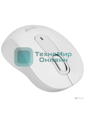 Мышь беспроводная Logitech Signature M650 белый, 4000 dpi, радиоканал, Bluetooth, USB, кнопки - 5
