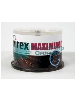 Диск CD-R Mirex 700 Mb, 52х, Maximum, Cake Box (50), (50/300)