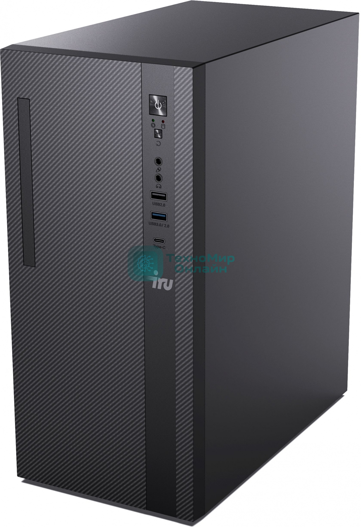 Компьютер IRU 310SC MT i7 12700 (2.1) 16Gb SSD 1Tb UHDG 770 Win 11Pro GbitEth 400W черный (1969074)