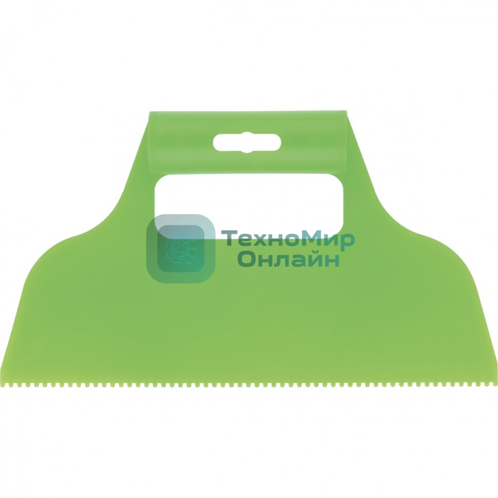 Шпатель для клея Сибртех пластмассовый, зубчатый 2х2 мм