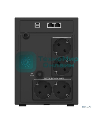 Источник бесперебойного питания Ippon Smart Power Pro II Euro 1200 720Вт 1200ВА черный