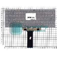 Клавиатура для ноутбука HP Stream 14-ax белый без рамки горизонтальный Enter