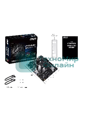 Материнская плата ASUS PRIME B550M-K ARGB, Socket AM4, AMD B550, 2xDDR4, 4xSATA, 2xM.2, 1xPCI-E 4.0 x16, 1xPCI-E x1, 1xHDMI, 1xDP, 1x 1Gb LAN, 4xUSB-A 3.2 Gen 1, 2xUSB-A 2.0, 3x3.5 мм, 7.1, Micro-ATX