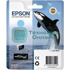Картридж струйный Epson светло-голубой SC-P600