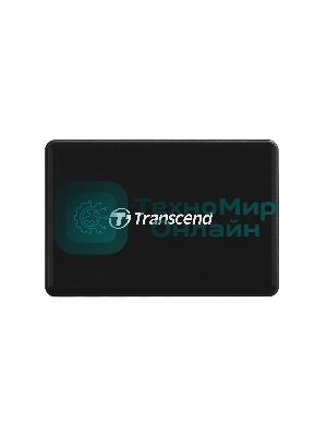 Кард-ридер Transcend черный, All-in-One cardreader, USB 3.1 Gen 1